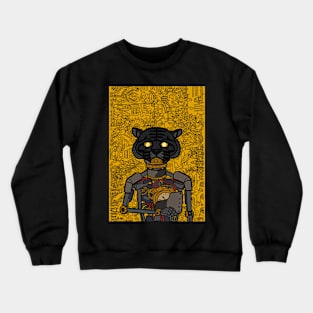 SatoshiNakamoto NFT - RobotMask with AnimalEye Color and GlassSkin on OpenSea Crewneck Sweatshirt